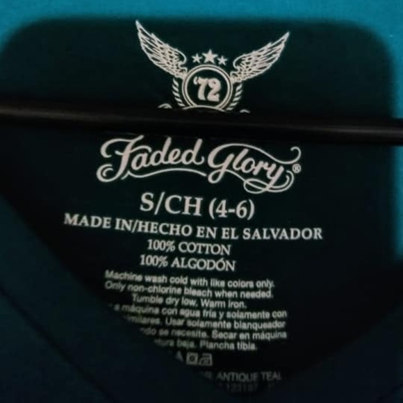 Teal long sleeve shirt - Picture 2 of 3